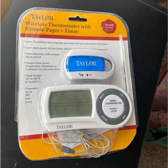 Taylor Other - taylor wireless thermometer with remote pager & timer